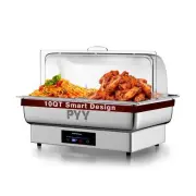 PYY Electric Chafing Dish, Roll Top Chafing Dish Buffet Set,Chaffing Server S...