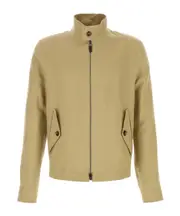 High collar long sleeve casual jacket IT52,IT50,IT54,IT46 Nude