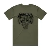 Metallica - Roam Mono Blast - Military Green T-shirt