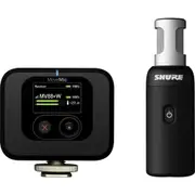 Shure MV88+W-KIT-Z6 Movemic Two Dual-Channel Wireless Lavalier Microphone System With Receiver [MV88+W-KIT-Z6]