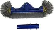 JISADER Pool Brush Head with Round Ends for Above Ground Pool Nylon Bristles for Corner Steps