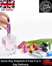 Portable Perfume Atomiser Aftershave Refillable Bottle Travel Handbag Spray