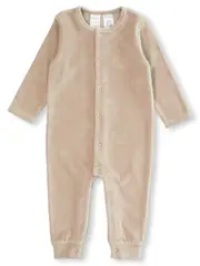 Baby Velour Snap Front Romper