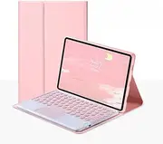 Jarttarn Touched Keyboard Case Compatible with Lenovo Idea Tab Pro 12.7 Inch 2025, with Detachable Bluetooth Keyboard and Protective Case Cover with Lenovo Idea Tab Pro 2025 (Pink)