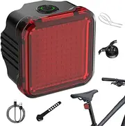 Rear Bike Light | Cycle Rear Warning Lamp | Long Battery Life, Multi-Dynamic Expressions LED Warning Lighting, Cycling Accessories for Bike Touring Mountain Trail Adventures