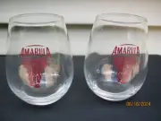 amarula elephant logo cocktail glasses