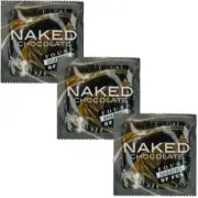 Naked Chocolate Flavoured Condoms - Bulk pack of 144 Condoms