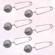 6Pcs Tee Strainer Fine Mesh Tea Filter Tea Leaf Strainer Metal Tea Strainer
