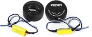 XYWHPGV 2 Pcs 280W Flush Mount 1.8" Dia Dome Tweeters Speakers Black for Car(d408a 86005 ed750 57ce1 deae4 e33ad