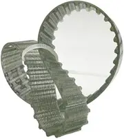 1pcs T5 605 Steel Wire Closed Loop PU Timing Belt Length 605mm Width 25mm 15mm 35mm(Width 18mm)