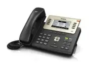 1 New Yealink SIP-T27P VOIP POE Executive 6 line LCD IP Phone (no Power Supply)