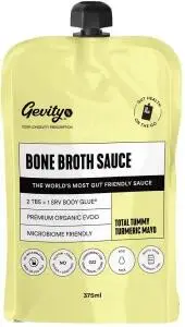 Gevity Rx Bone Broth Sauce Total Tummy Turmeric Mayo Go Pack 375ml