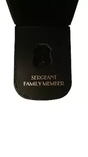 NYC Sergeant Style Family Front Pocket Mini Badge ID Wallet RFID, Money Clip C/C