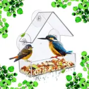 Outdoor Window Bird Feeder with Strong Suction Cups for Wild Birds