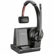 Poly 7S445AA#ABA Savi 8210 Office Stereo DECT Wireless Bluetooth Headset w Stand