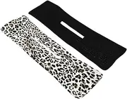 Healeved 2Pcs Hair Bun Maker Headbands Leopard Print Wire Hair Accessories for Effortless Hairstyles for Creating Stylish Buns and Hair Decor