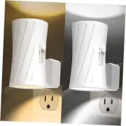 Led Night Lights Plug into Wall, 3000K/5000K Switchable, 2 Pack, Plug in Night