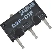 OMRON 4 Count Black Plastic Surface Mount 2-Way SPDT Microswitch with Push Button Actuator, Normally Open, IP40, 3 Watts