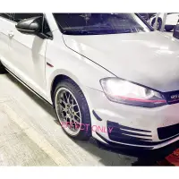 在飛比找蝦皮購物優惠-Golf GTI 7前風刀 四片式風刀 改裝 空力套件