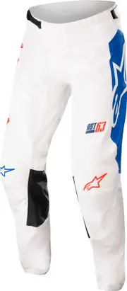 Alpinestars Racer Compass Motocross Pants, white-red, Size 30 for Men White Red