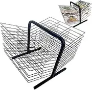 Art Drying Rack, Tabletop Metal Drying Rack with 20 Removable Shelves, Drawing Stacking Rack for Classroom, Art Studio and Home