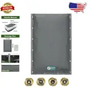 24×36 in Insulated Backflow Preventer Cover for Winter Pipe Freeze Protection