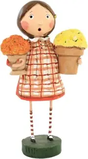 LORI MITCHELL ~ Mumsey ~ Folk Art Halloween or Harvest Kid Free Ship