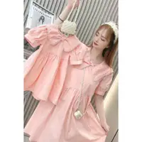 在飛比找ETMall東森購物網優惠-夏季中小童韓版珍珠公主裙親子裝