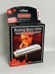 Hohner Marine Band Harmonica Diatonic 1896BX Blues Rock Pop Harp KEY OF G