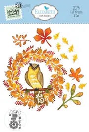 Elizabeth Craft Fall Wreath & Owl