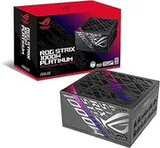 Asus ROG Strix 1000W Platinum PSU, Fully Modular, 80+ Platinum, ATX 3.1, PCIe 5.0, GaN MOSFET, Intelligent Voltage Stabilizer