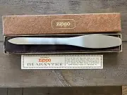 Zippo Letter Opener New Old Stock Complete In Box Vintage Bradford PA
