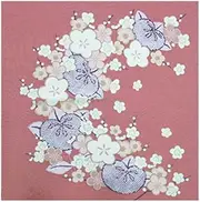 [アンドウ] Ando Y-62 Y-62 Yuan Crepe 2-Width Furoshiki Tachibana Plum Y-62