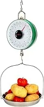Tada 22LBS Double-Sided Display Mechanical Hanging Scale with Weighing Pan for Farm, Kitchen Food and Produce Weighing
