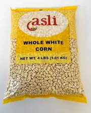 Whole White Corn 4 lbs (1.81 Kg), Githeri Maize, Mahindi