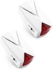 Power Failure Alarm, 118Db Loud Siren with LED Light, 110-220V, 2 Pack