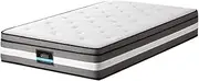 Giselle Single Mattress, 30cm Thickness, Mattress in a Box, Gel Memory Foam Hybrid Matress for Motion Isolation, Soft and Comfortable, Pressure Relief,Medium Firm Support