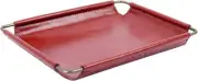 Leather Key Coin Valet Serving Tray Entryway Home Office Table Desk Storage O...