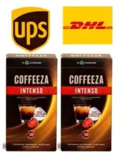 COFFEEZA Intenso Capsules (Box Of 10) x 2 Pack ,Free Shipping World Wide