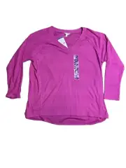 NEW Wild fox Women's Sweater size XXL Purple light weight Haley brushed knit