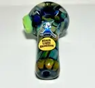 Chameleon Glass Black Light Reactive Granite Pipe Tobacco Spoon