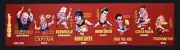 AFL Brisbane Lions Caricature Bar Runners. Man Cave. Australian Made. HarvTime