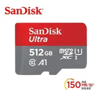 在飛比找樂天市場購物網優惠-【最高折200+跨店點數22%回饋】SanDisk 512G