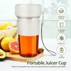 Rechargeable 350ml Portable Blender Juicer Cup with Straw Smoothie Mixer Fruit