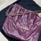 [二手] ‼️2024年優惠價‼️CHANEL 22 bag 小號酒紅色（晶片款）