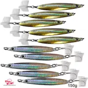 10pcs Fish WOW!® 150g Colt sniper jig MUSTAD 3x treble Hook 5.25oz Vertical bait