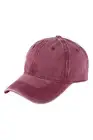 Plain Acid Washed Baseball Cap, Color Options