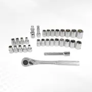 WORX 30PC 1/2" DR. 6 POINT SOCKET SET