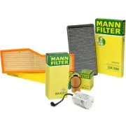 Mann Oil Air Carbon Cabin Fuel Filter Service Kit For Porsche 911 H6 3.4 3.6 3.8 (for: Porsche)