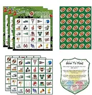 Football Game Night, Football Bingo Game, Football Themed Bingo, Family Bingo Set, Bingo Game, Interactive Bingo Game, Football Board Game, Football Challenge Bingo, Bingo Set for 24 Players